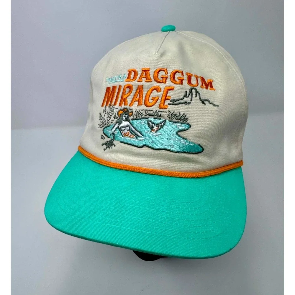 Sendero Provisions Co Thats A Daggum Mirage Snapback Hat Desert Pool Cap OSFA